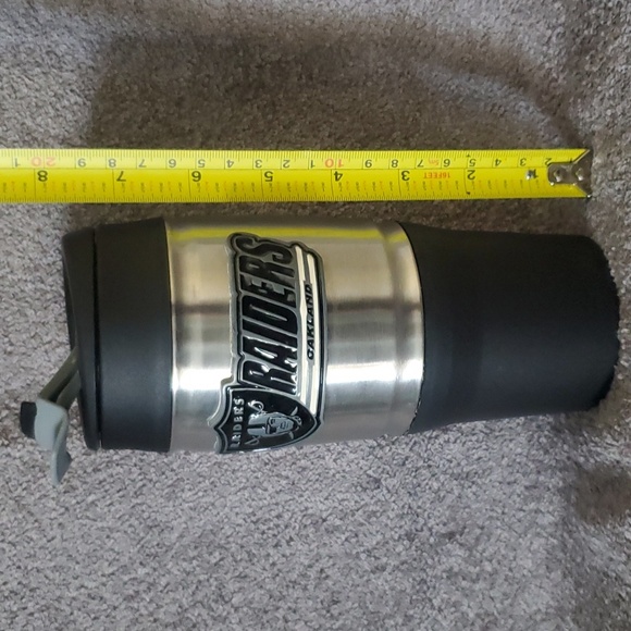 Raiders Tumbler with Stainless Band - Picture 7 of 7